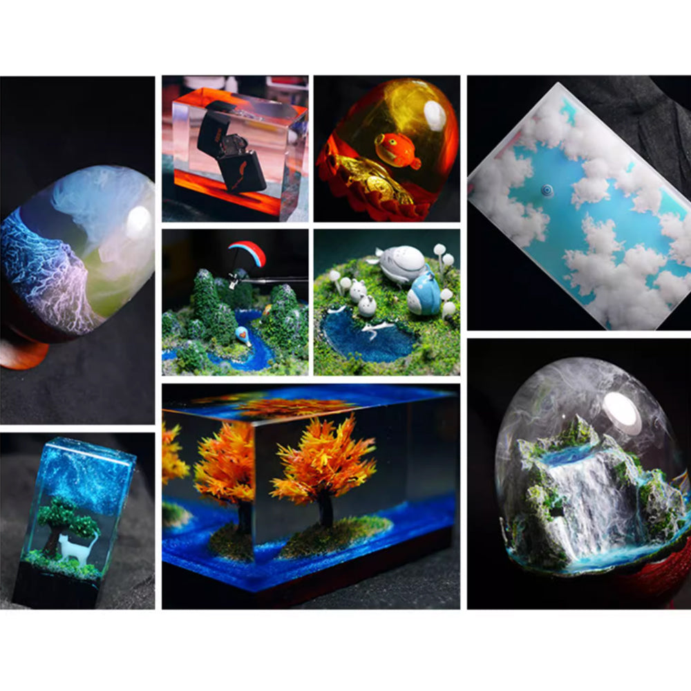 Kochwert Dragon Egg Resin Night Light – Handmade Romantic Galaxy Home Decor and Gift