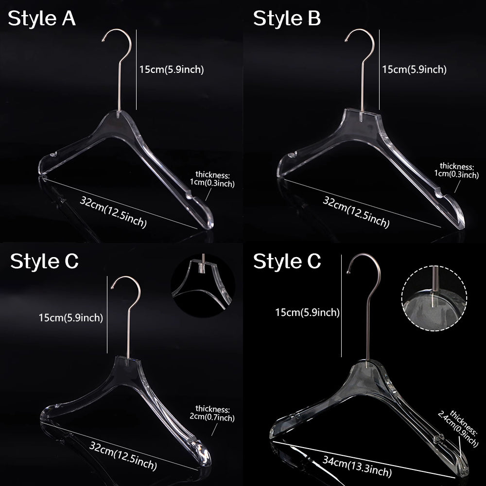 Kochwert Acrylic Kids Clothes Hanger – For Home and Store Display of Children’s Clothes-2