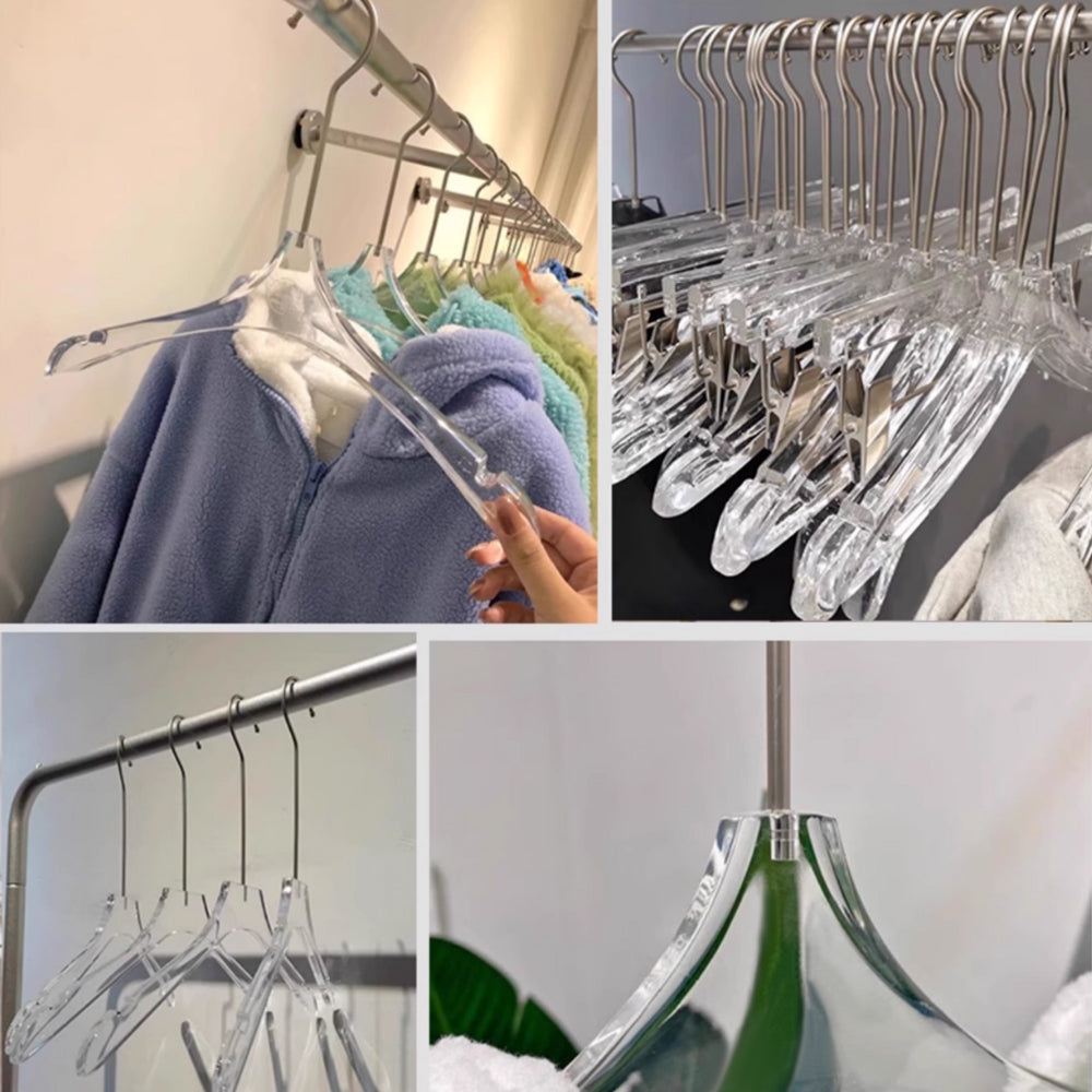 Kochwert Acrylic Kids Clothes Hanger – For Home and Store Display of Children’s Clothes-6