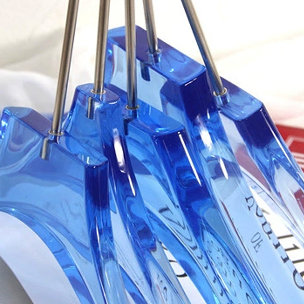 Kochwert Blue Acrylic Hanger – High Quality, Non-Slip Transparent Hangers for Suits, Pants & Dresses