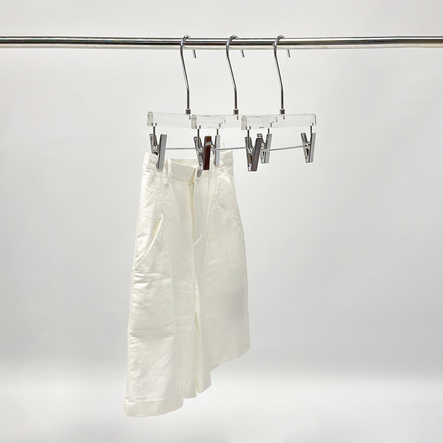 Kochwert Clear Acrylic Hanger with Long Hook – Durable for Heavy Winter Coats and Pants-13