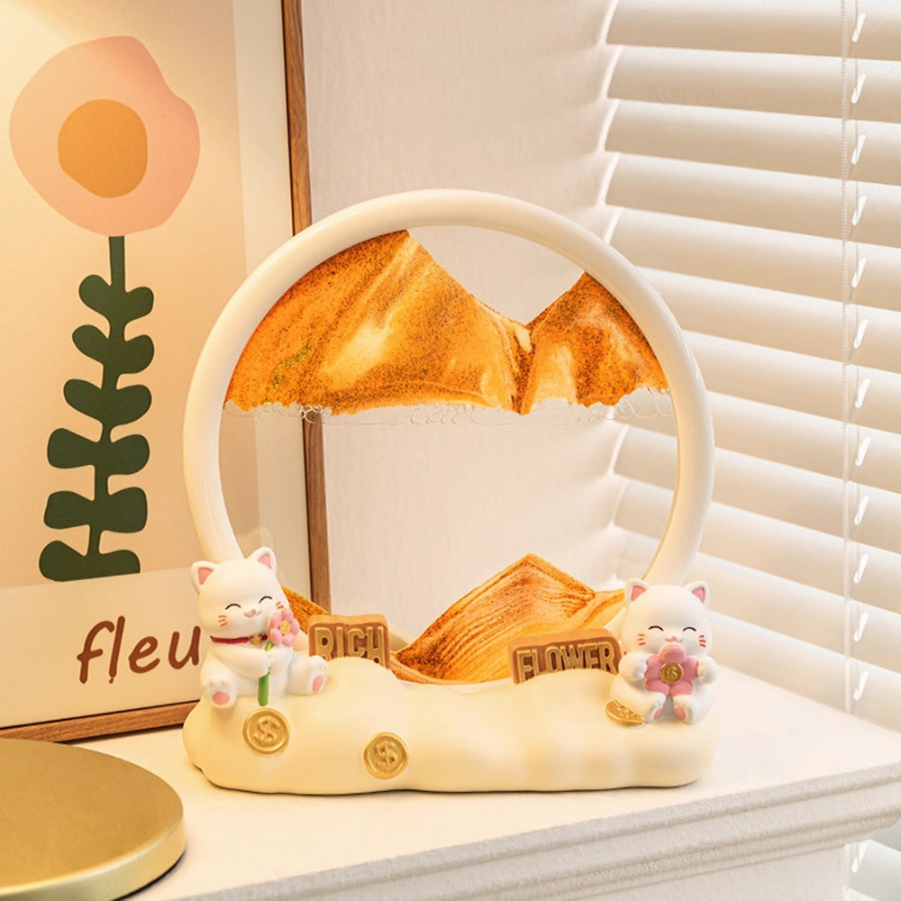 Kochwert Creative Resin Hourglass - Panda Monkey Sand Art Desktop Decor and Healing Gift
