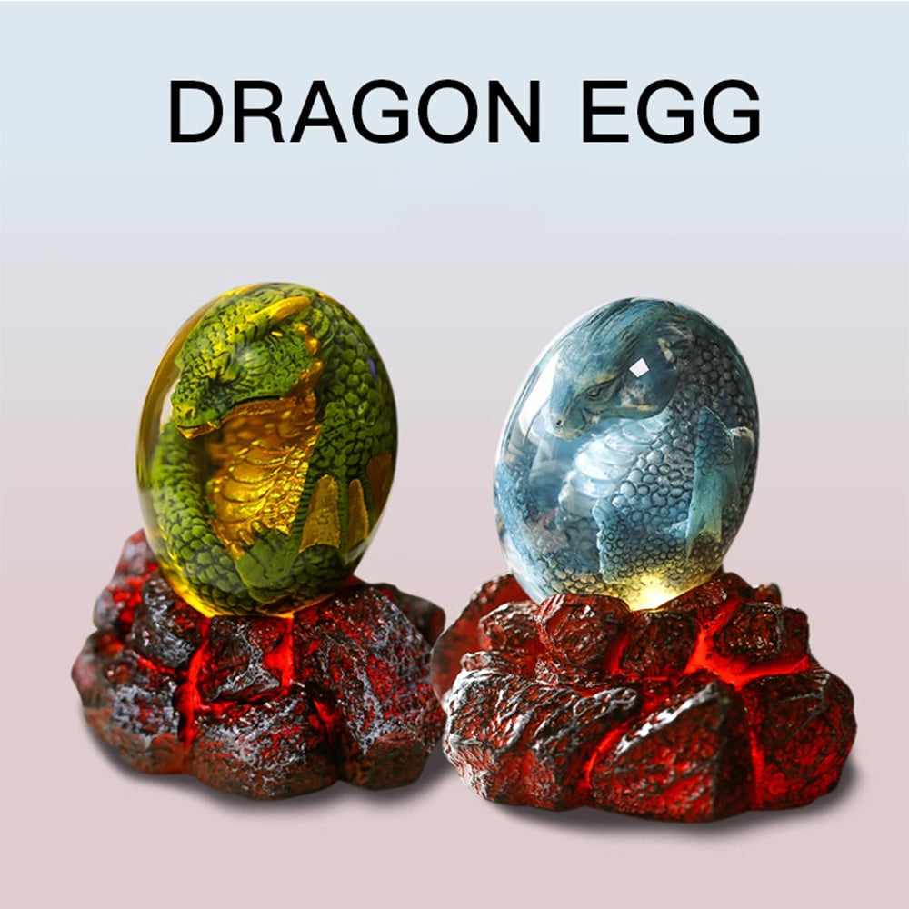 Kochwert Glowing Lava Dragon Egg - A Resin Dinosaur Egg Lamp and a Harry Potter Gift