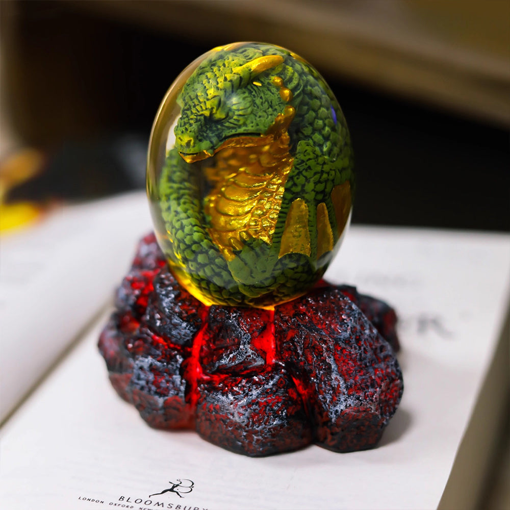 Kochwert Glowing Lava Dragon Egg - A Resin Dinosaur Egg Lamp and a Harry Potter Gift