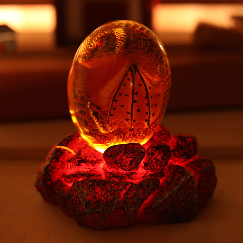 Kochwert Glowing Lava Dragon Egg - A Resin Dinosaur Egg Lamp and a Harry Potter Gift