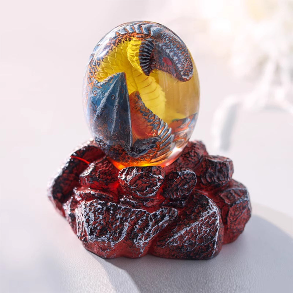 Kochwert Glowing Lava Dragon Egg - A Resin Dinosaur Egg Lamp and a Harry Potter Gift