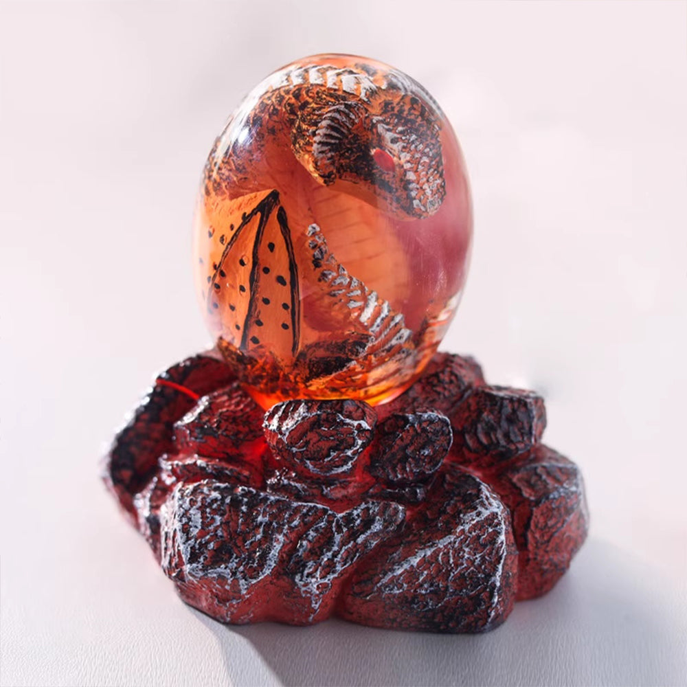 Kochwert Glowing Lava Dragon Egg - A Resin Dinosaur Egg Lamp and a Harry Potter Gift