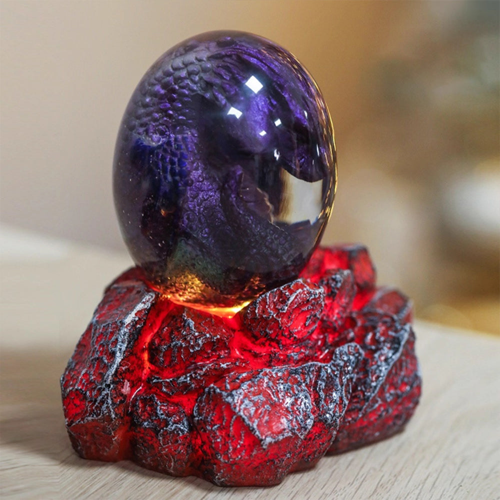 Kochwert Glowing Lava Dragon Egg - A Resin Dinosaur Egg Lamp and a Harry Potter Gift