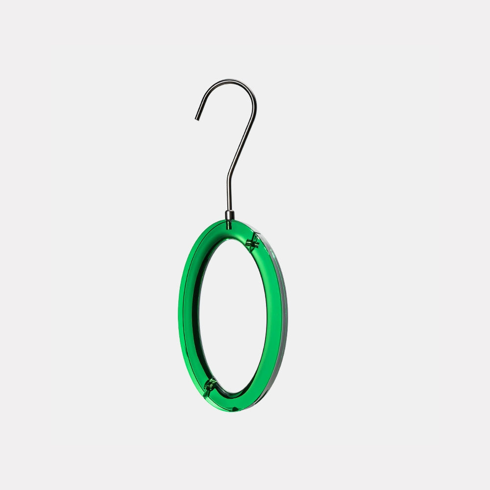 Kochwert Green Acrylic Clothing Hanger with Metal Hook – Clothing Display and Home Storage-7