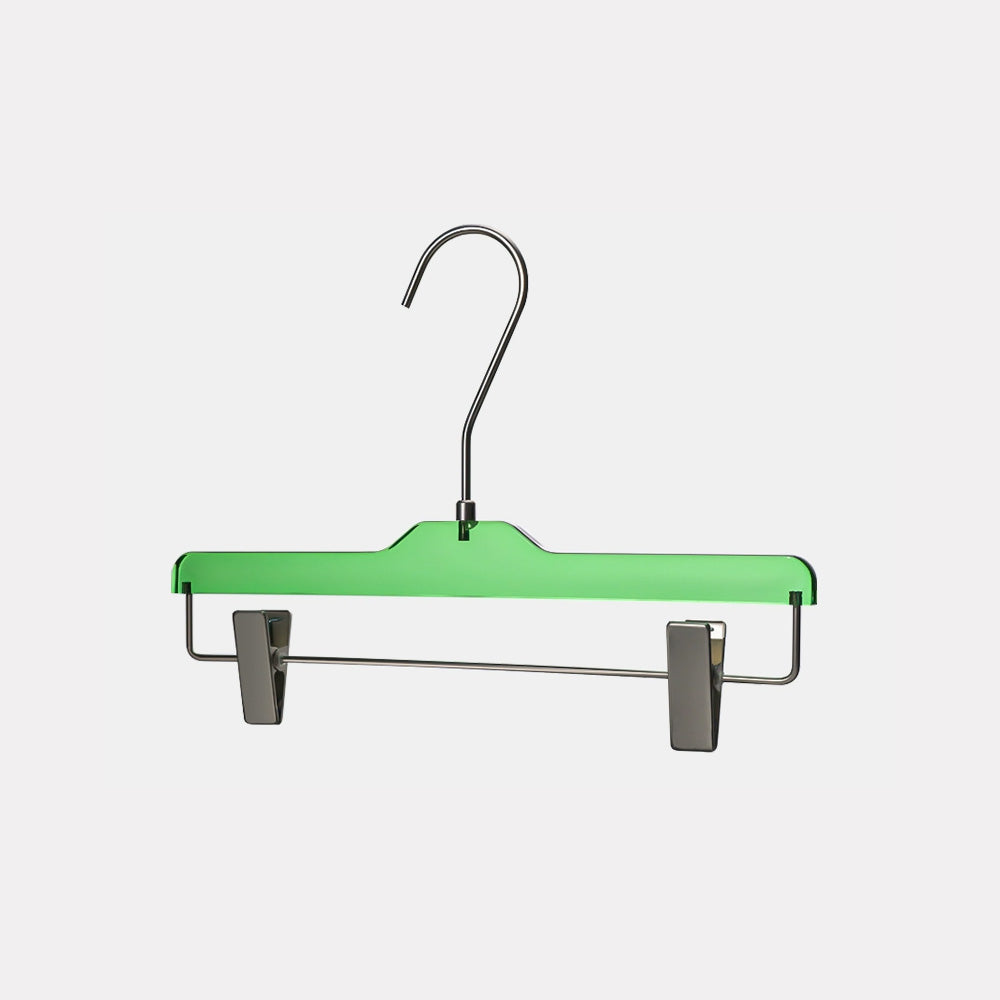 Kochwert Green Acrylic Clothing Hanger with Metal Hook – Clothing Display and Home Storage-8