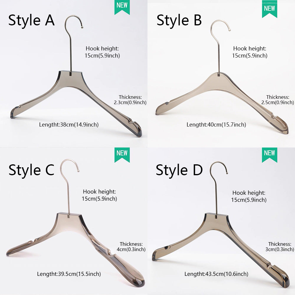 Kochwert Grey Acrylic Unisex Hanger – Perfect for neatly hanging suits and jackets-2