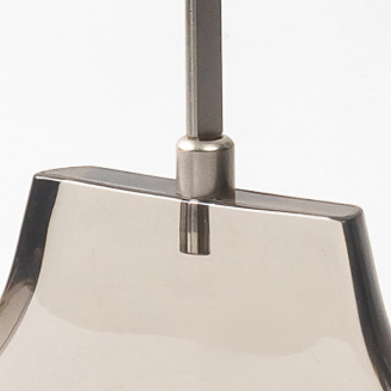 Kochwert Luxury Grey Clear Acrylic Hanger with Long Hook, Velvet Edge – For Suits & Dresses-4