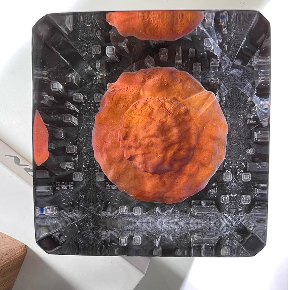 Kochwert Mushroom Cloud Resin Night Light – Urban Atomic Bomb Explosion Decor and Gift