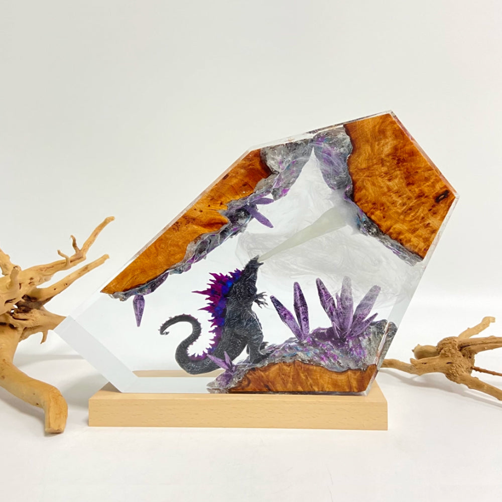 Kochwert Resin Godzilla Night Light – Cool Home Decor Figurine & Birthday Gift