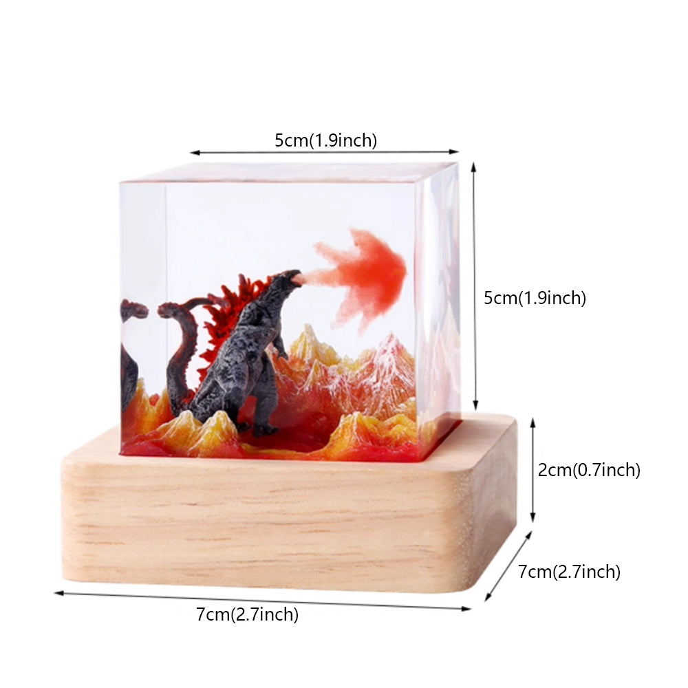 Kochwert Resin Godzilla Night Light – Creative Children's Gift and Home Decoration