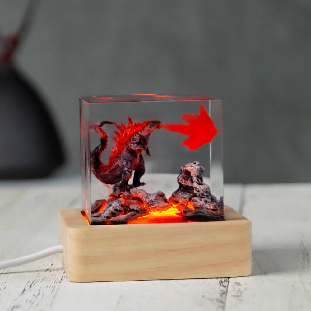 Kochwert Resin Godzilla Night Light – Creative Children's Gift and Home Decoration