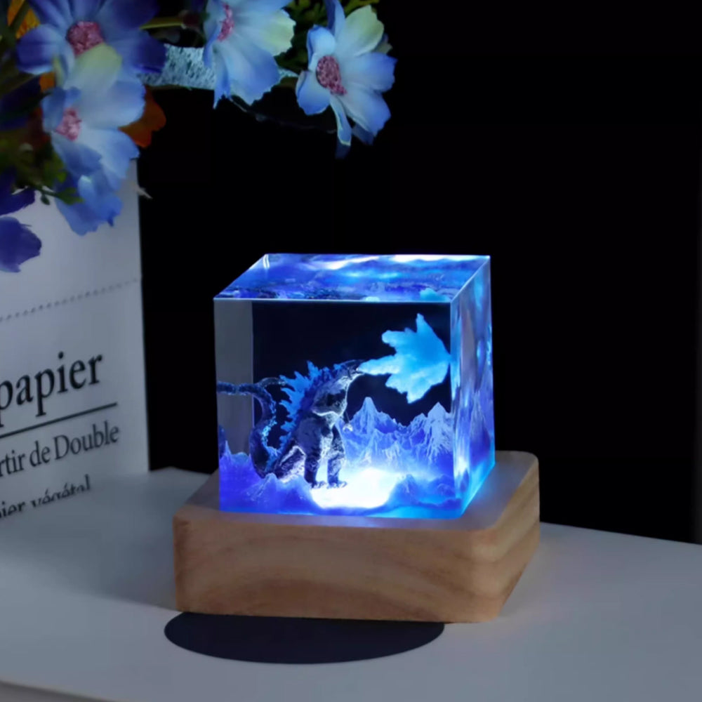 Kochwert Resin Godzilla Night Light – Creative Children's Gift and Home Decoration