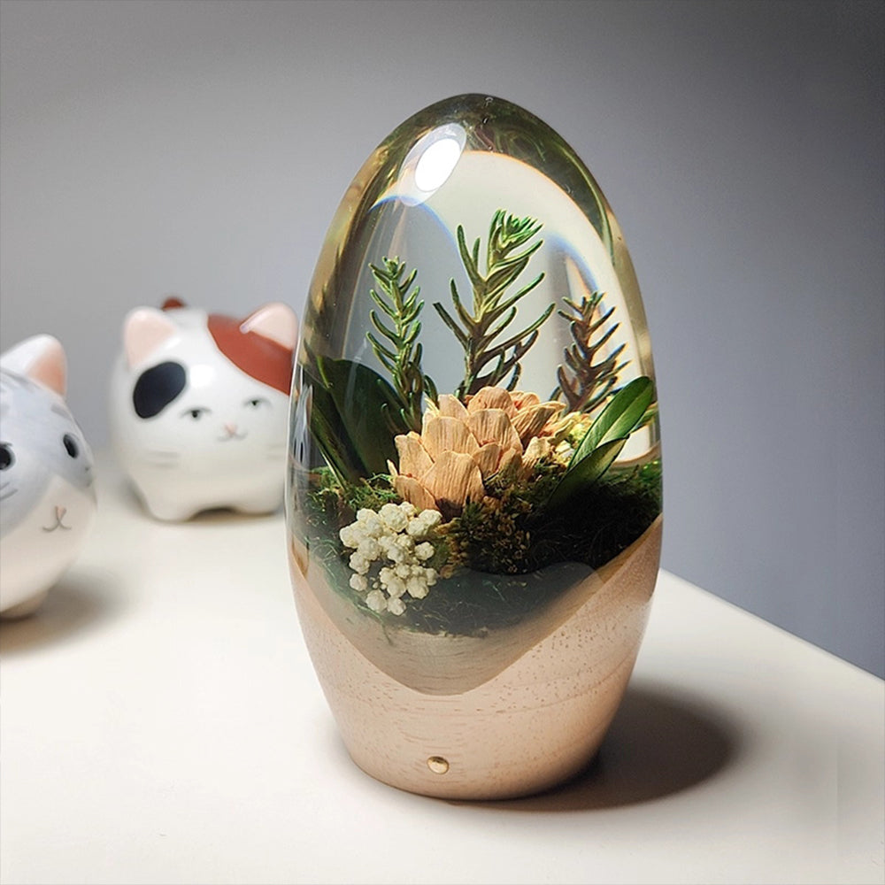 Kochwert Dragon Egg Resin Night Light – Handmade Romantic Galaxy Home Decor and Gift