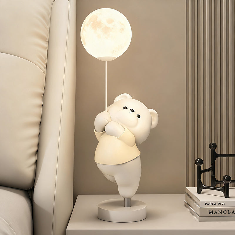 Is resin the safest and most ideal material when choosing a bedside lamp for a child?