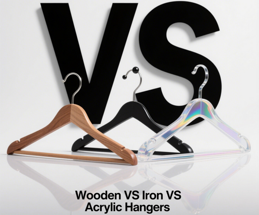 🔍 Wooden vs. Metal vs. Acrylic: Which Hanger Truly Wins in Style & Strength?