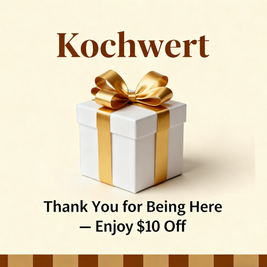 Kochwert Thank You for Being Here – Enjoy $10 Off