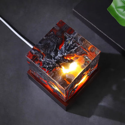 Kochwert Anime Dragon Resin Lamp – Bedroom Decor & Creative Night Light Gift-5
