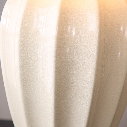 Kochwert Ceramic & Brass Table Lamp – Modern Minimalist Home, Bedroom & Living Room