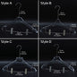 Kochwert Clear Acrylic Men's Hanger with Clips - for Displaying Suit and Pants in Stores