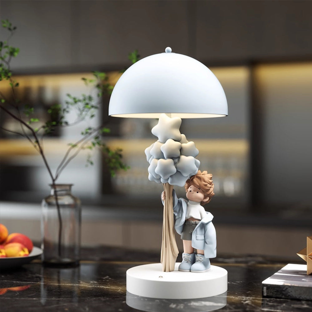 Kochwert Creative Resin Table Lamp - Adjustable Star Night Light, Perfect for Home Decor