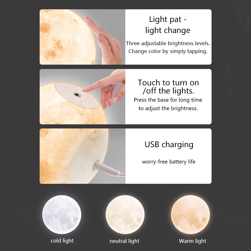 Kochwert Cute Bear & Bunny Kids Bedside Lamp – Warm Night Light for Bedroom & Living Room