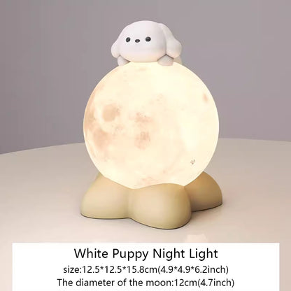 Kochwert Cute Bear & Bunny Kids Bedside Lamp – Warm Night Light for Bedroom & Living Room
