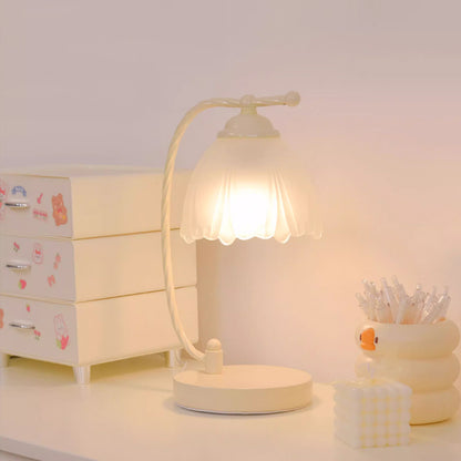 Kochwert Fairy Style Bedside Table Lamp – Romantic Floral Light for Cozy Bedroom Lighting