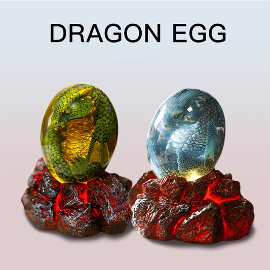 Kochwert Glowing Lava Dragon Egg - A Resin Dinosaur Egg Lamp and a Harry Potter Gift