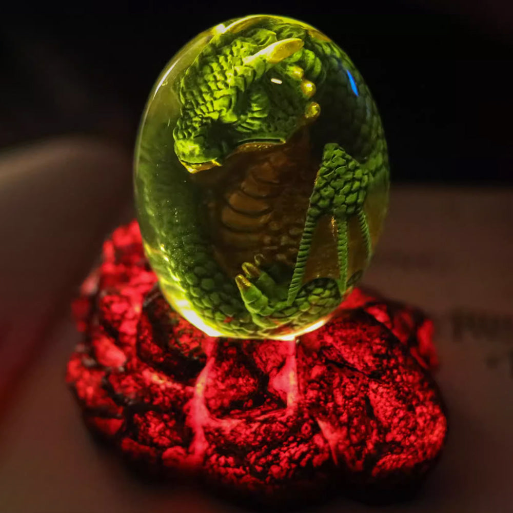 Kochwert Glowing Lava Dragon Egg - A Resin Dinosaur Egg Lamp and a Harry Potter Gift