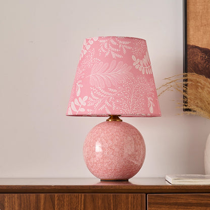 Kochwert Green Ceramic Table Lamp – Crackle Glaze Bedside Lamp for Home Lighting Decor