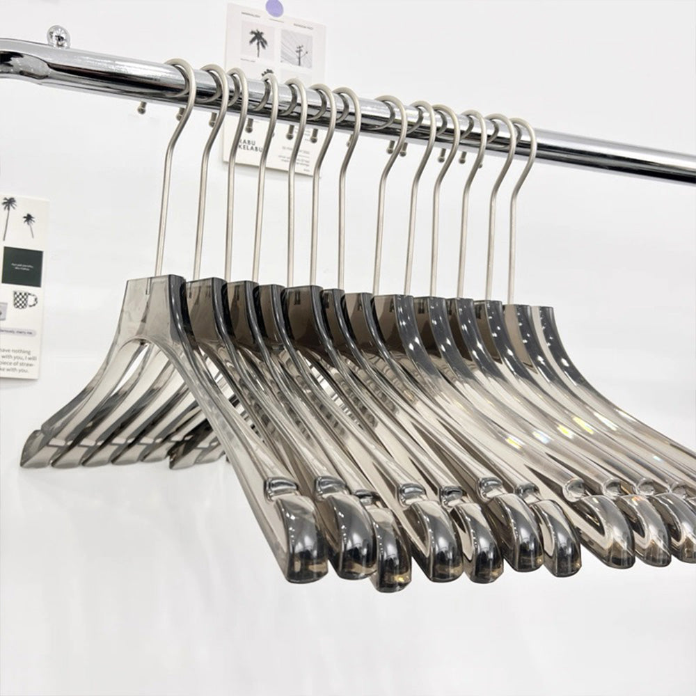 Kochwert Grey Acrylic Unisex Hanger – Perfect for neatly hanging suits and jackets-12