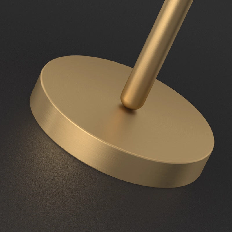 Kochwert Modern Brass Bedside Table Lamp – Fabric Shade for Bedroom & Home Lighting