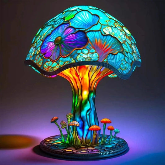 Kochwert Mushroom Resin  Night Light – Dreamy Colorful Home Decor and Gift Idea