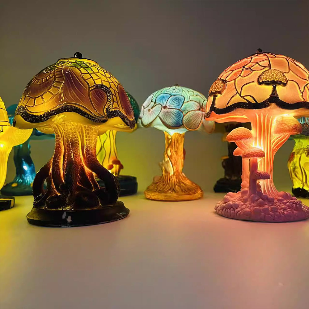 Kochwert Mushroom Resin  Night Light – Dreamy Colorful Home Decor and Gift Idea