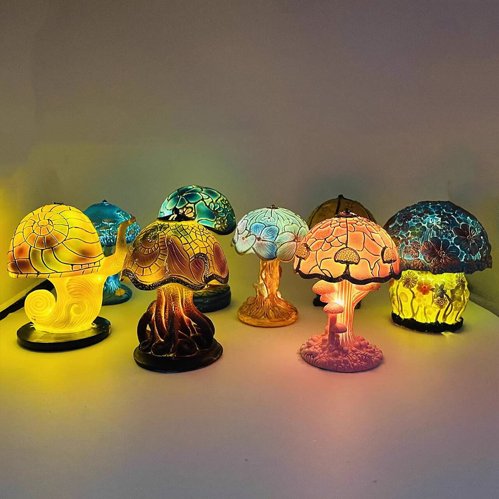 Kochwert Mushroom Resin  Night Light – Dreamy Colorful Home Decor and Gift Idea