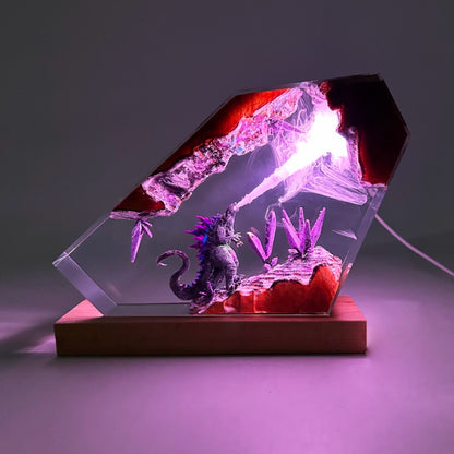 Kochwert Resin Godzilla Night Light – Cool Home Decor Figurine & Birthday Gift