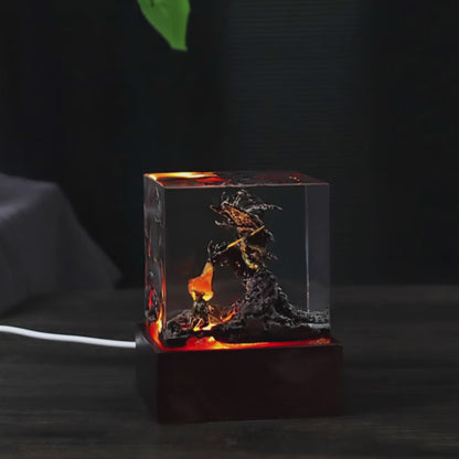 Kochwert Anime Dragon Resin Lamp – Bedroom Decor & Creative Night Light Gift-3