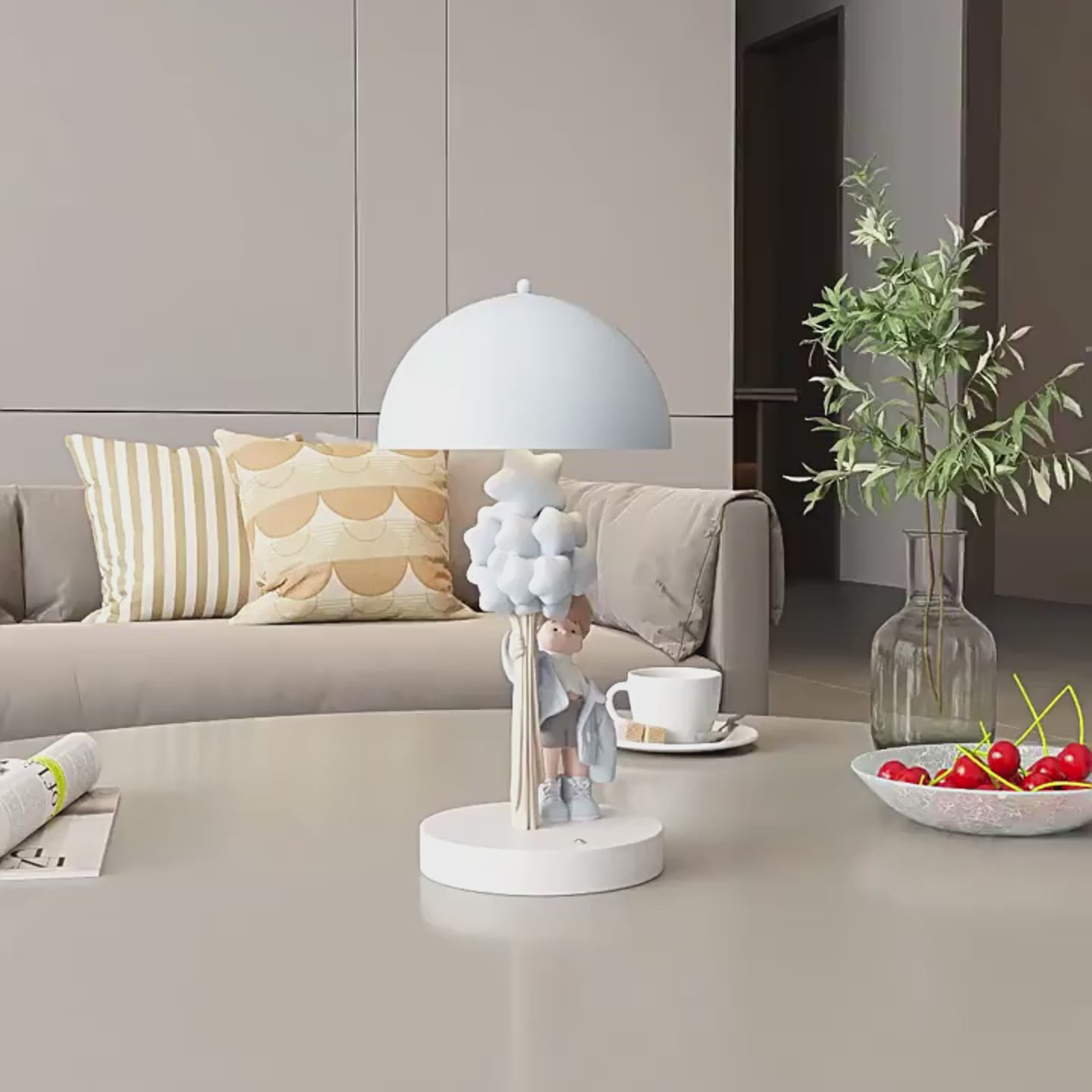 Kochwert Creative Resin Table Lamp - Adjustable Star Night Light, Perfect for Home Decor-3