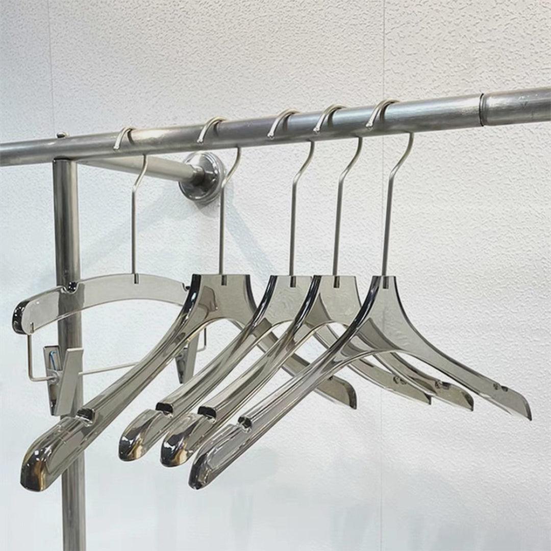 Kochwert Acrylic Kids Clothes Hanger with Clips – Ideal for Stores &amp; Home Display-3